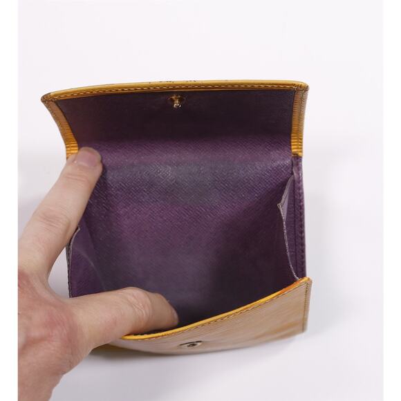 Louis Vuitton Yellow Epi Leather Wallet Vintage - Picture 9 of 9